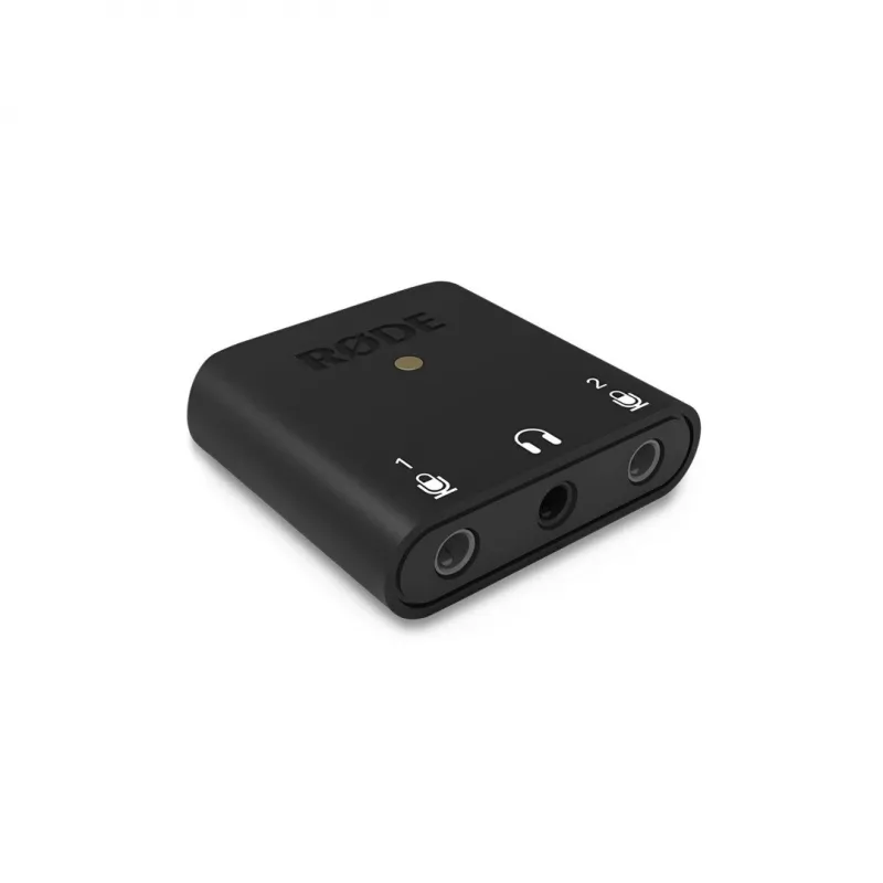 RØDE AI-Micro mobilné audio rozhranie, 2x vstup TRS/TRRS 3,5 mm, výstup pre slúchadlá 3,5 mm, USB-C, čierne