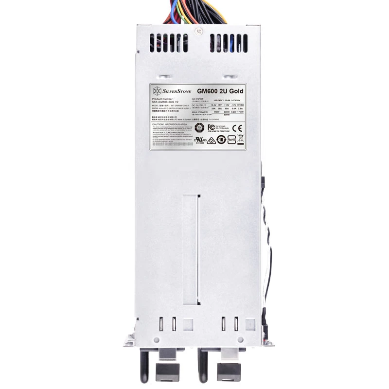 SilverStone SST-GM600-2UG V2 redundantný 2U napájací zdroj - 600 wattov