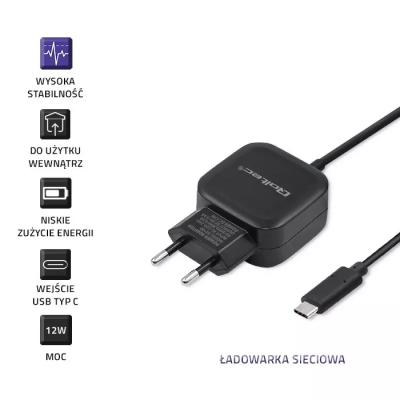 Qoltec 50190 nabíjačka pre mobilné zariadenia, mobil, tablet, telefón, univerzálna