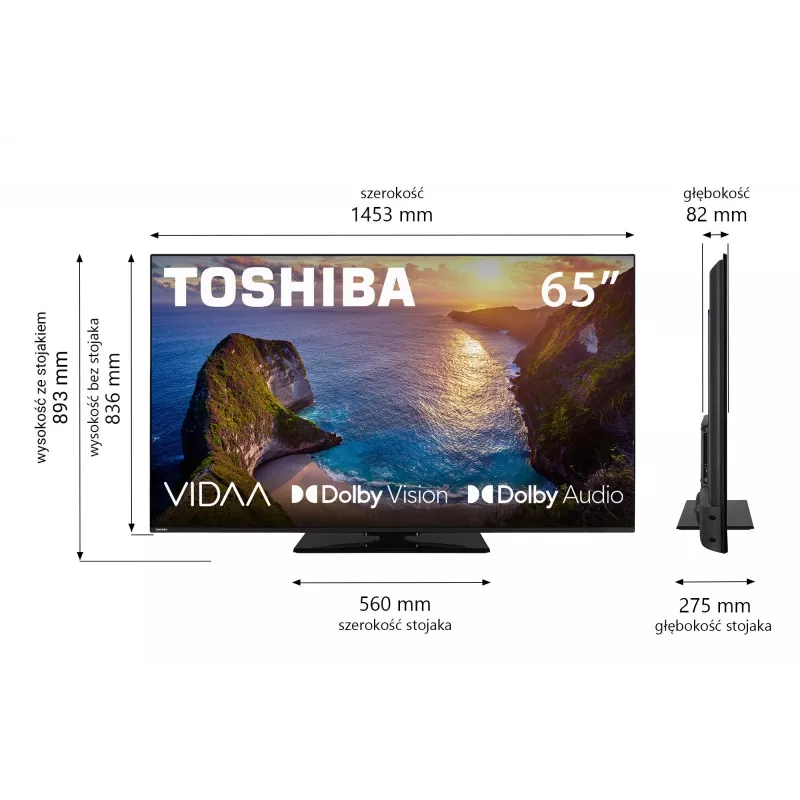 Televízor Toshiba 65UV3463DG 65 palcov 4K Ultra HD DLED 3840 x 2160