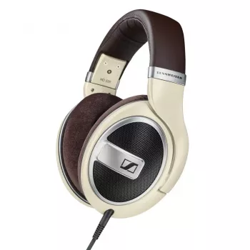 Slúchadlá Sennheiser HD 599 — káblové, okolo uší, 50 Ω, 12–38500 Hz, 1,2 m kábel, slonovina