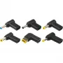 Xilence XM022 adaptérové koncovky, 6 ks, čierne, pre nabíjačku Xilence GaN USB-C