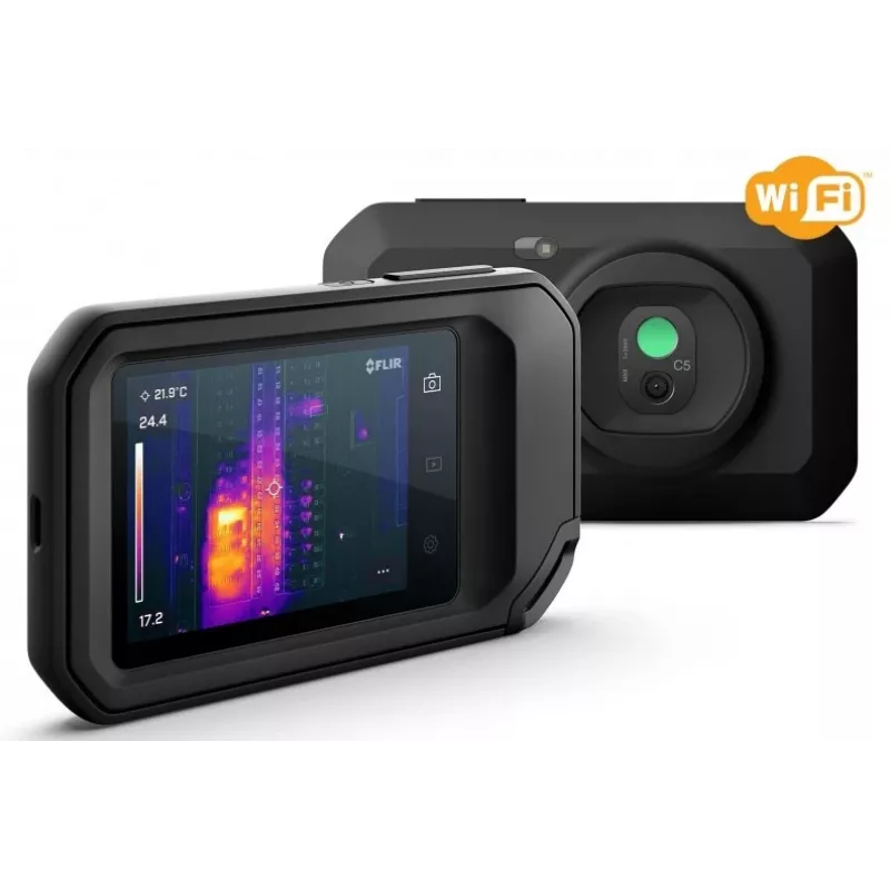 Termokamera FLIR C-5 čierna so vstavaným displejom 160 x 120 pixelov