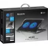 Chladiaci podložka pod notebook DEFENDER NS-503 pre notebooky do 43,2 cm (17 palcov), 2 ventilátory, napájaná cez USB, čierna