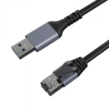 Internetový kábel CAT6 UTP, USB3.0 Type-A - RJ45, 15 m