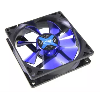 Ventilátor do počítačovej skrine NoiseBlocker BlackSilentFan XE1 92 mm, 1500 ot/min, 17 dB, 50 m³/h, 4 V, čierna