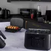 Salter EK5565MBLKFVDE Kuro hriankovač na 4 plátky