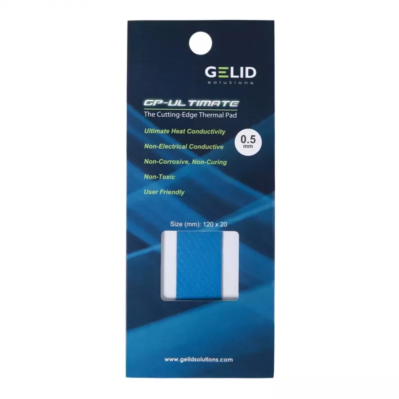 Tepelná podložka Gelid Solutions TP-GP04-R-D hustota 3,2 g/cm³ šírka 120 mm