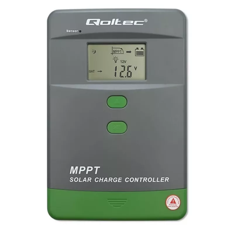 Solárny regulátor nabíjania QOLTEC MPPT 50A 12V/24V s LCD, model 53664