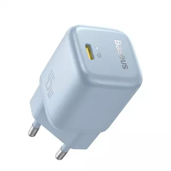 Nabíjačka Baseus PicoGo GaN 45W EU konektor modrá