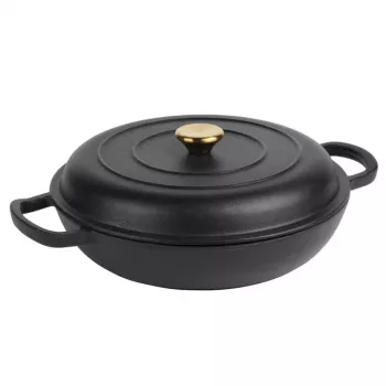 Liatinový hrniec na dusenie Russell Hobbs RH02525BEU7 30 cm, čierny