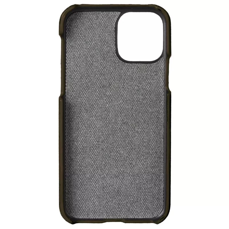 Puzdro Krusell Birka na mobil pre Apple iPhone 11 Pro Max, tmavohnedé puzdro v štýle kože