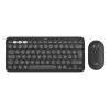 Logitech Pebble 2 Combo for Mac bezdrôtová klávesnica a myš QWERTZ nemecká grafitová