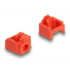 Blokátor portov DeLOCK 20928 RJ-45 červený plast 11 ks