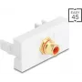 Cinch (RCA) modul so zásuvkou DELOCK 90860 pozlátený externý