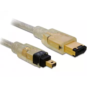 FireWire A/A kábel DeLOCK 2,0 m sivý