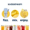 Sýfonovač SODASTREAM Art Blue Steel — 1 l plastová fľaša, 60 l karbonátor, 173×245×430 mm