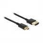 HDMI kábel DeLOCK HDMI-A/HDMI Micro-D 4,5 m