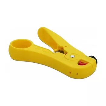 DELOCK 86478 odizolovač káblov — kapacita odizolovania 3,5–9 mm, dĺžka 111 mm, žltý