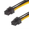 Akyga AK-CA-49 PCIe 6-Pin napájací kábel konektor samica–konektor samica, 40 cm