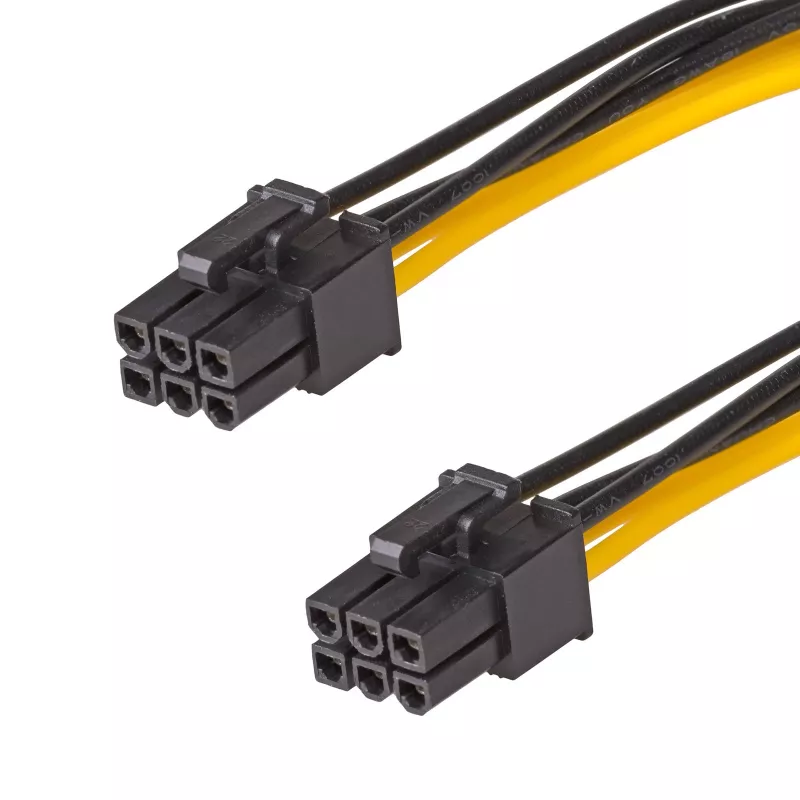Akyga AK-CA-49 PCIe 6-Pin napájací kábel konektor samica–konektor samica, 40 cm