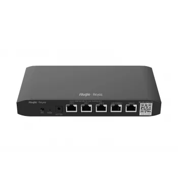 WLAN router RUIJIE RG-EG105G-V3 Dual Band Wi‑Fi 5, 2 jadrá, 128 MB RAM, 32 MB Flash, 4 LAN + 2 WAN Gigabit porty, čierny