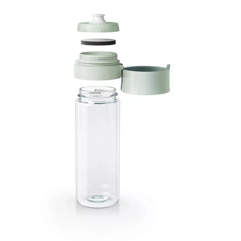 Opakovane použiteľná fľaša na pitie BRITA Fill&Go Vital 600 ml s integrovaným MicroDisc filtrom, zelená