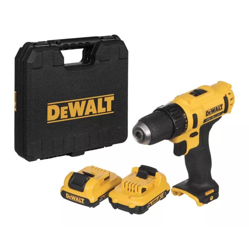 DeWALT DCD bezuhlíkový 10,8V akumulátorový vŕtací skrutkovač Li-Ion, Euro konektor
