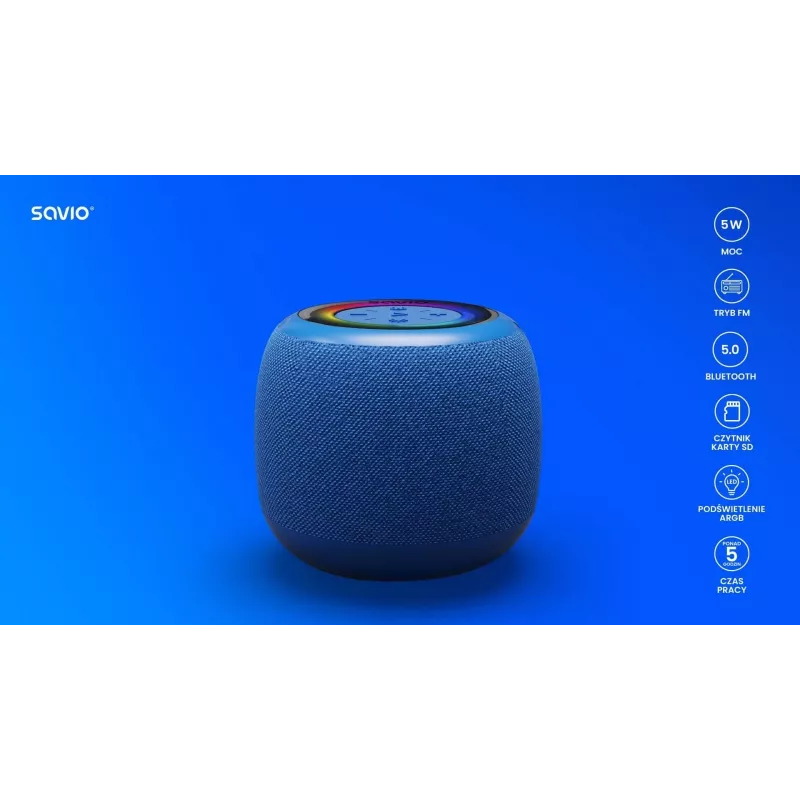 Savio BS-042 Bluetooth reproduktor 5 W