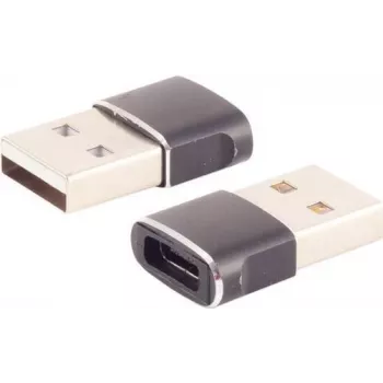 Adaptér ShiverPeaks BS14-05034 USB A na USB C sivý