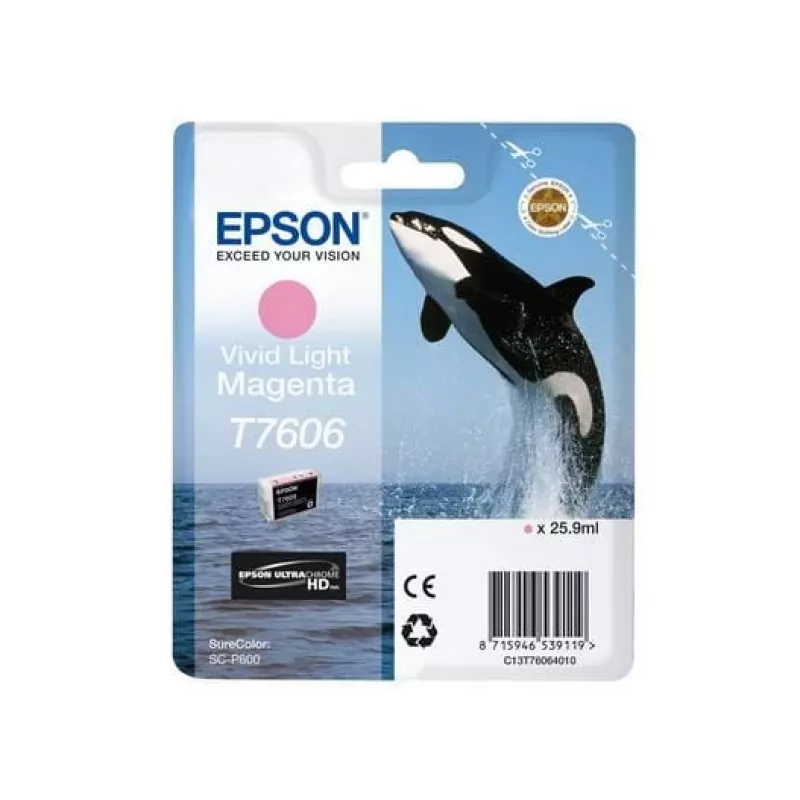 Epson C13T76064N10 atramentová kazeta 1 ks originálna svetlá purpurová
