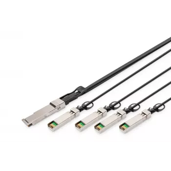 Direct-Attach kábel Digitus DN-81325 40G QSFP+ na 4x SFP+ 5 m
