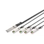 Direct-Attach kábel Digitus DN-81325 40G QSFP+ na 4x SFP+ 5 m