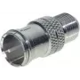 Koaxiálny adaptér F-Quick konektor na F zásuvku ShiverPeaks 85320 pre rýchle spojenie