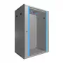 Nástenný rack Extralink 18U 600x450 sivá