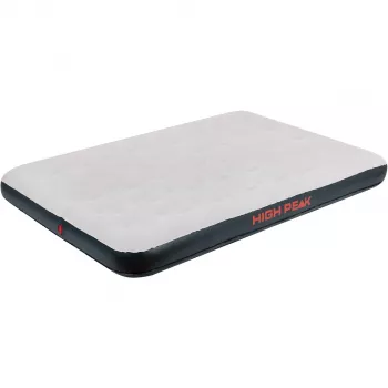 Dvojitá nafukovacia matrace High Peak Double — 1380×1970×200 mm, sivá, pre dospelých