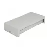 Patch panel DeLOCK Keystone 12 port sivý