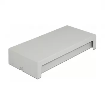 Patch panel DeLOCK Keystone 12 port sivý