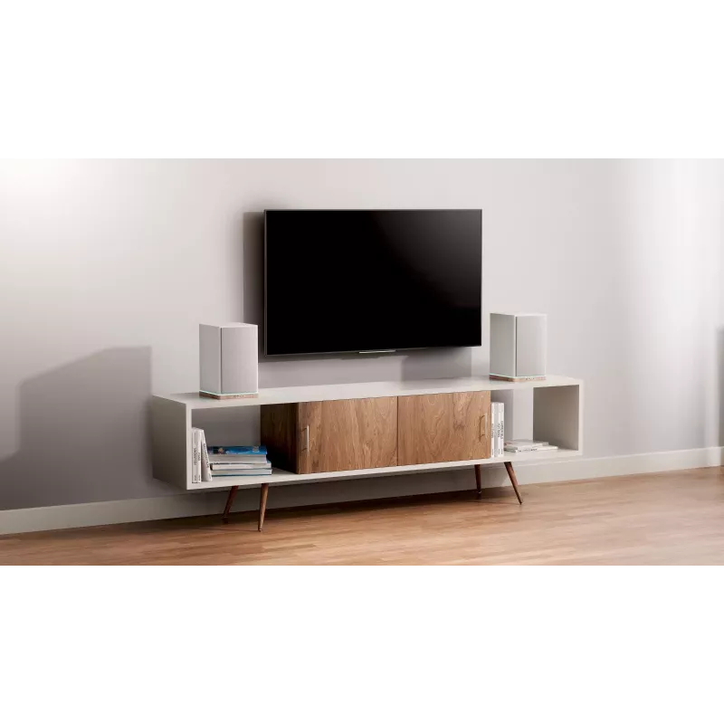 Blaupunkt BS60WH LED policové reproduktory, Bluetooth, HDMI ARC, biele