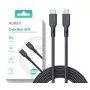 AUKEY CB-KCC101 nylonový kábel USB-C na USB-C 1m