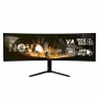 49 palcov Curved LED monitor Arozzi Nova — 5120 x 1440 Dual QHD, VA panel, 4 ms, USB hub, VESA