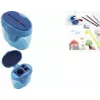 FABER-CASTELL strúhadlo s nádobkou trojité Colori Blue (585149)