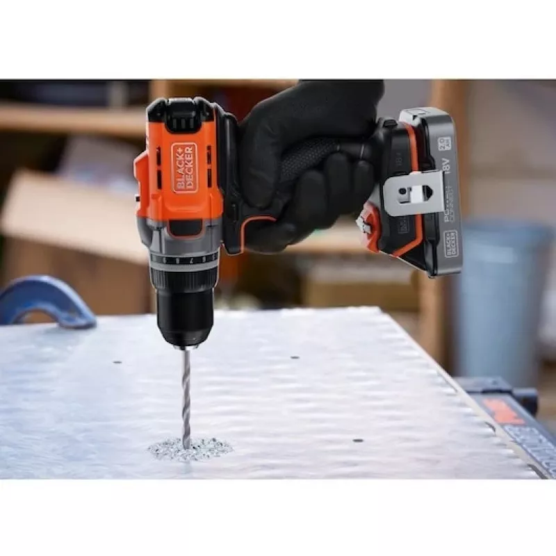 Akumulátorový skrutkovač Black & Decker BCD382XN 18V — kompaktný 18 V vŕtačka (bez batérie)