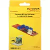 Delock prevodník M.2 Key B+M konektor samec > 2 x USB 3.0 pinová lišta – USB adaptér – M.2 karta – USB 3.0 (interný) x 2 (62843)