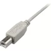 USB 2.0 kábel, USB-A konektor samec > USB-B konektor samec (sivý, 0,5 metra)