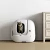 Otvorená mačacia toaletná miska PETKIT Purobot Max Pro — biela, 657×538×603 mm, 12-V adaptér