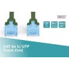 Sieťový patch kábel DIGITUS CAT5e U/UTP, 3 m, RJ-45 na RJ-45, zelený