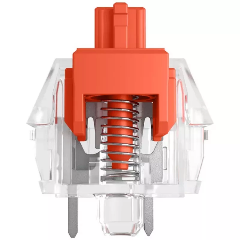Mechanické spínače GLORIOUS Fox Heavy 5-Pin lineárny MX-kmeň 55g predomazané — 110 ks