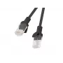 Lanberg PCU5-20CC-0200-BK Cat5e U/UTP prepojovací kábel 2 m, čierny, balenie 10 ks