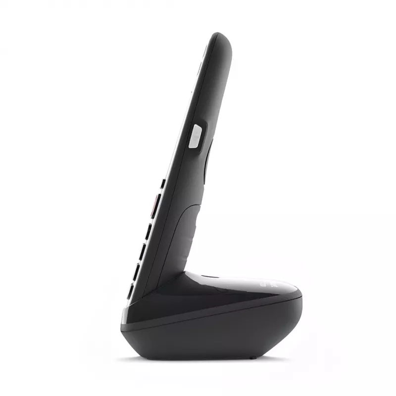 Gigaset E720 analógový/DECT telefón so zobrazením čísla čierny